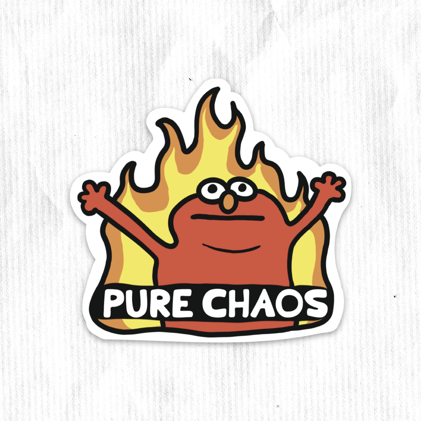 Pure Chaos Meme Sticker