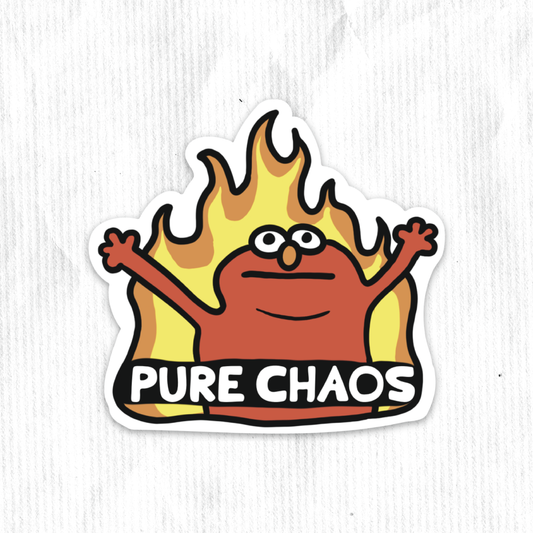 Pure Chaos Meme Sticker