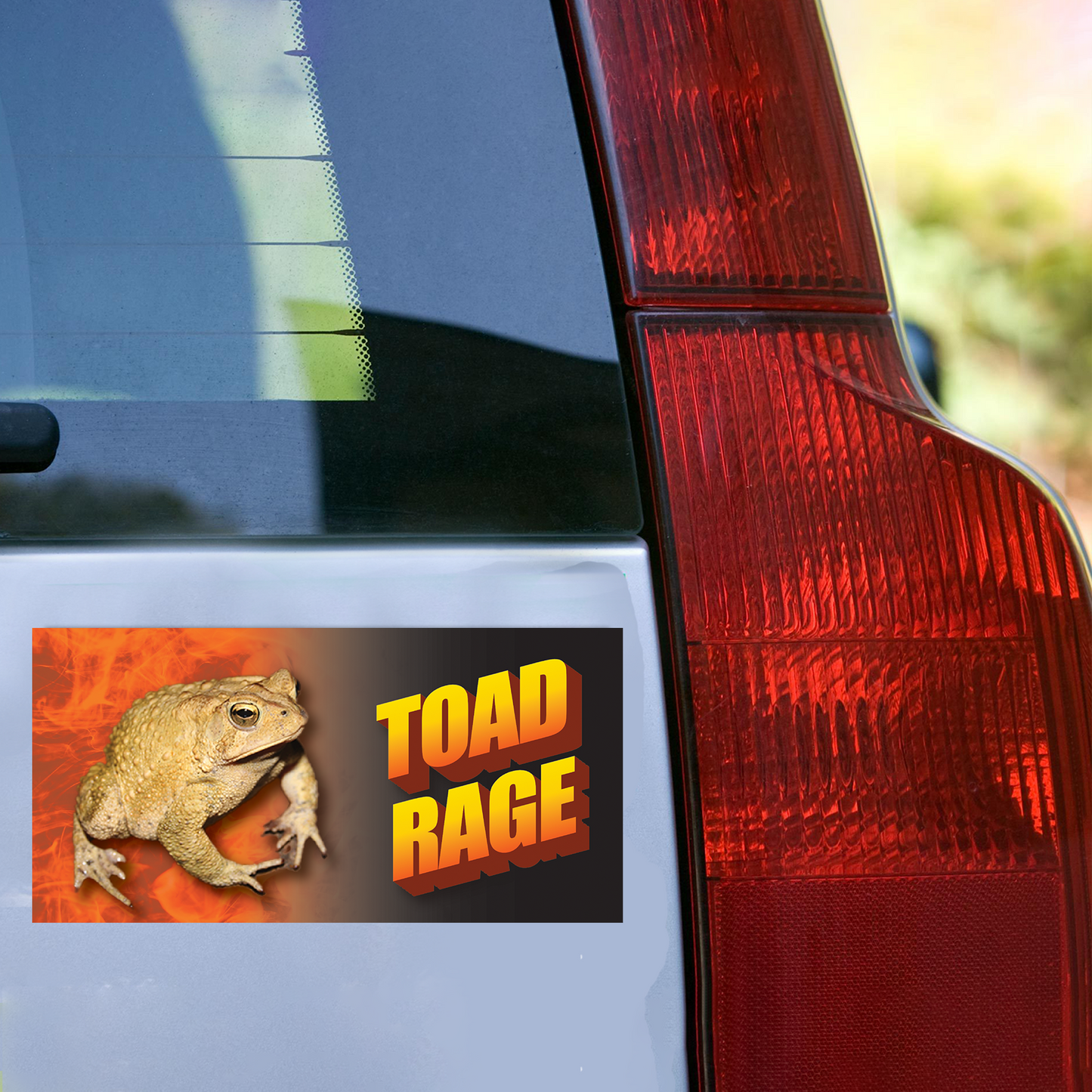 Toad Rage Bumper Sticker