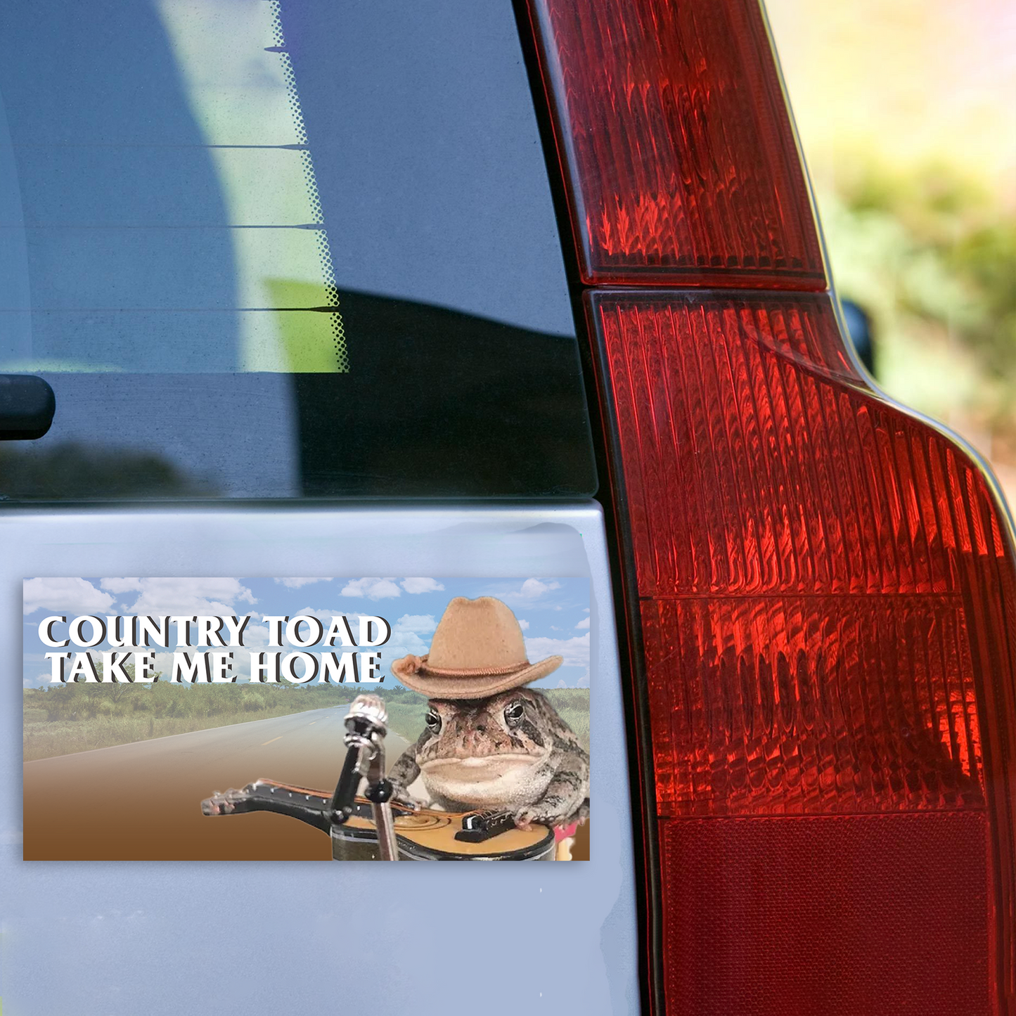 Country Toad, Take me Home Bumper Sticker